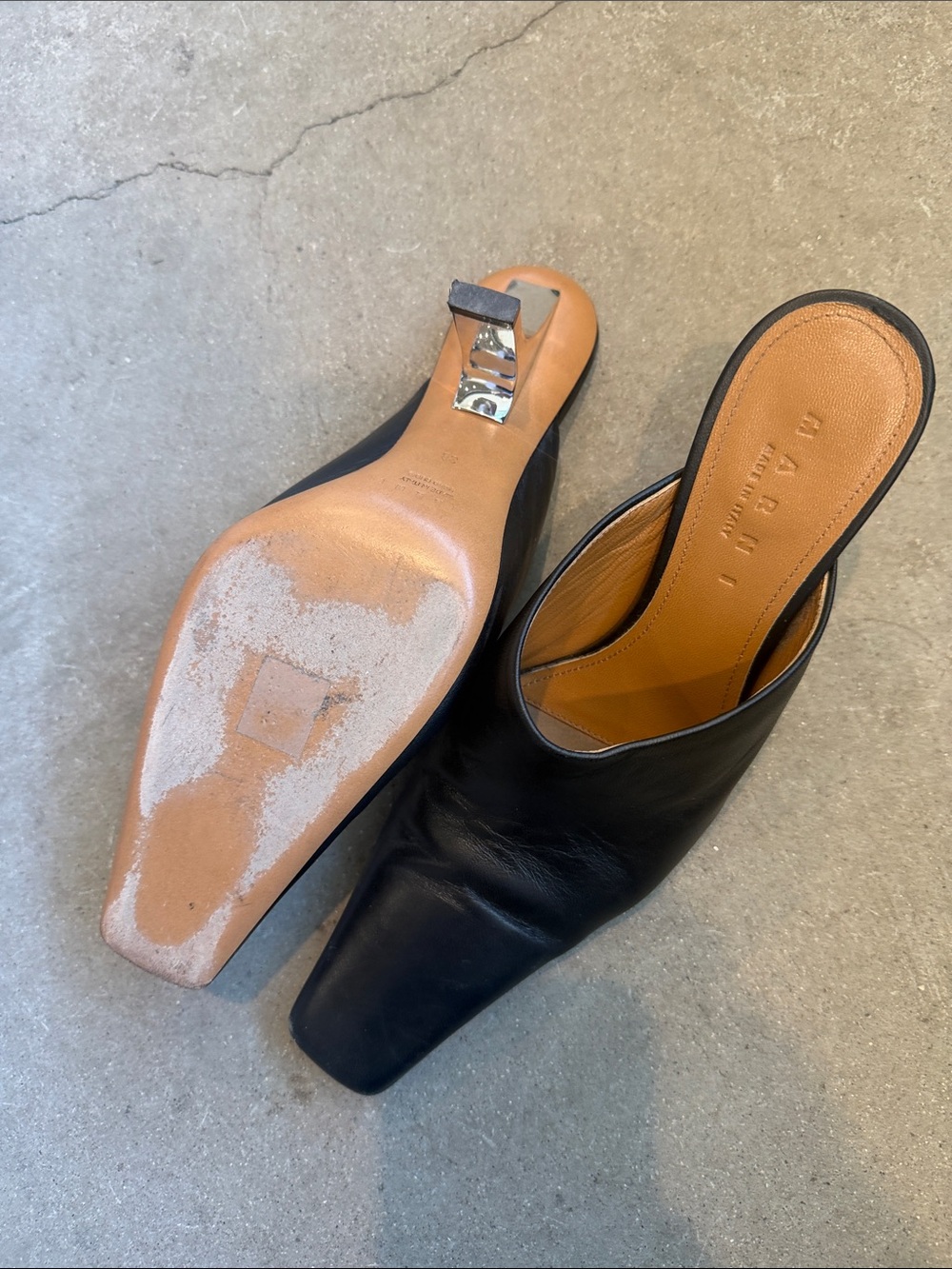 Marni black leather mules - Picture 7 of 7